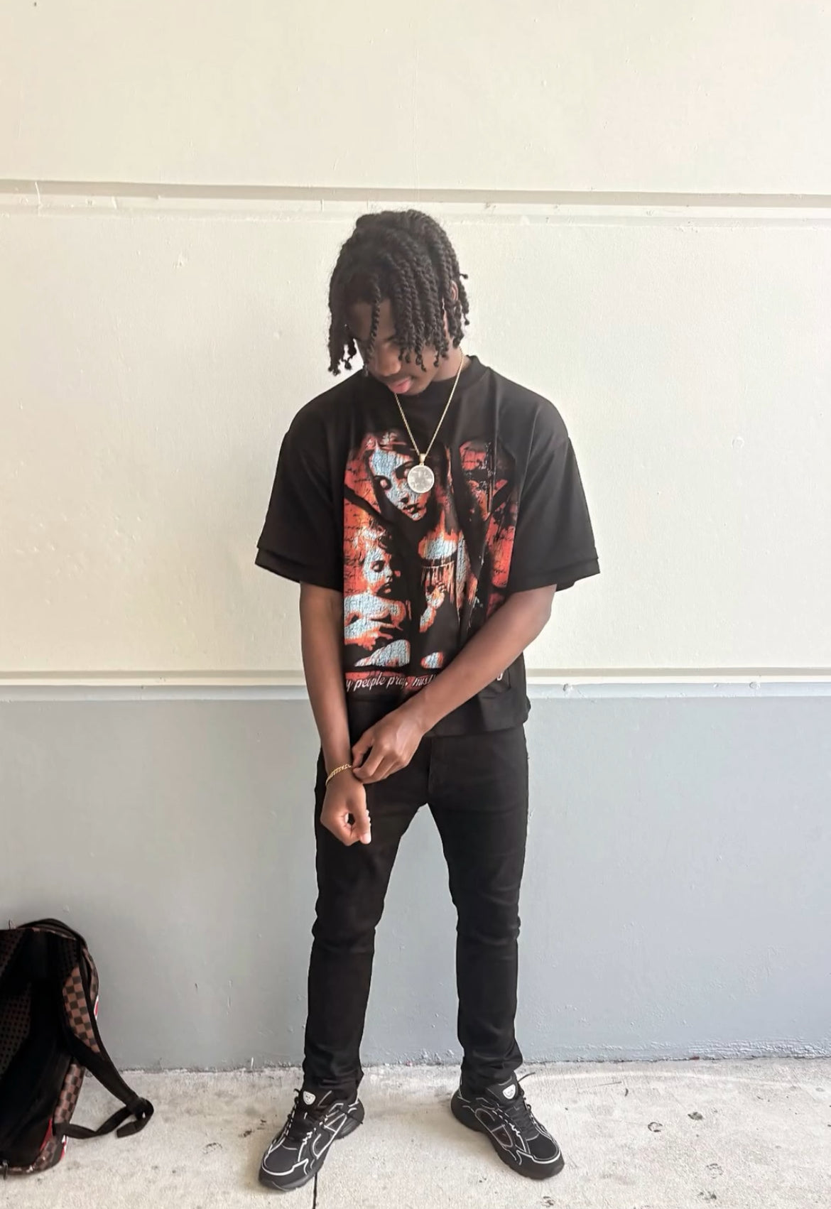 all my people rippled tee