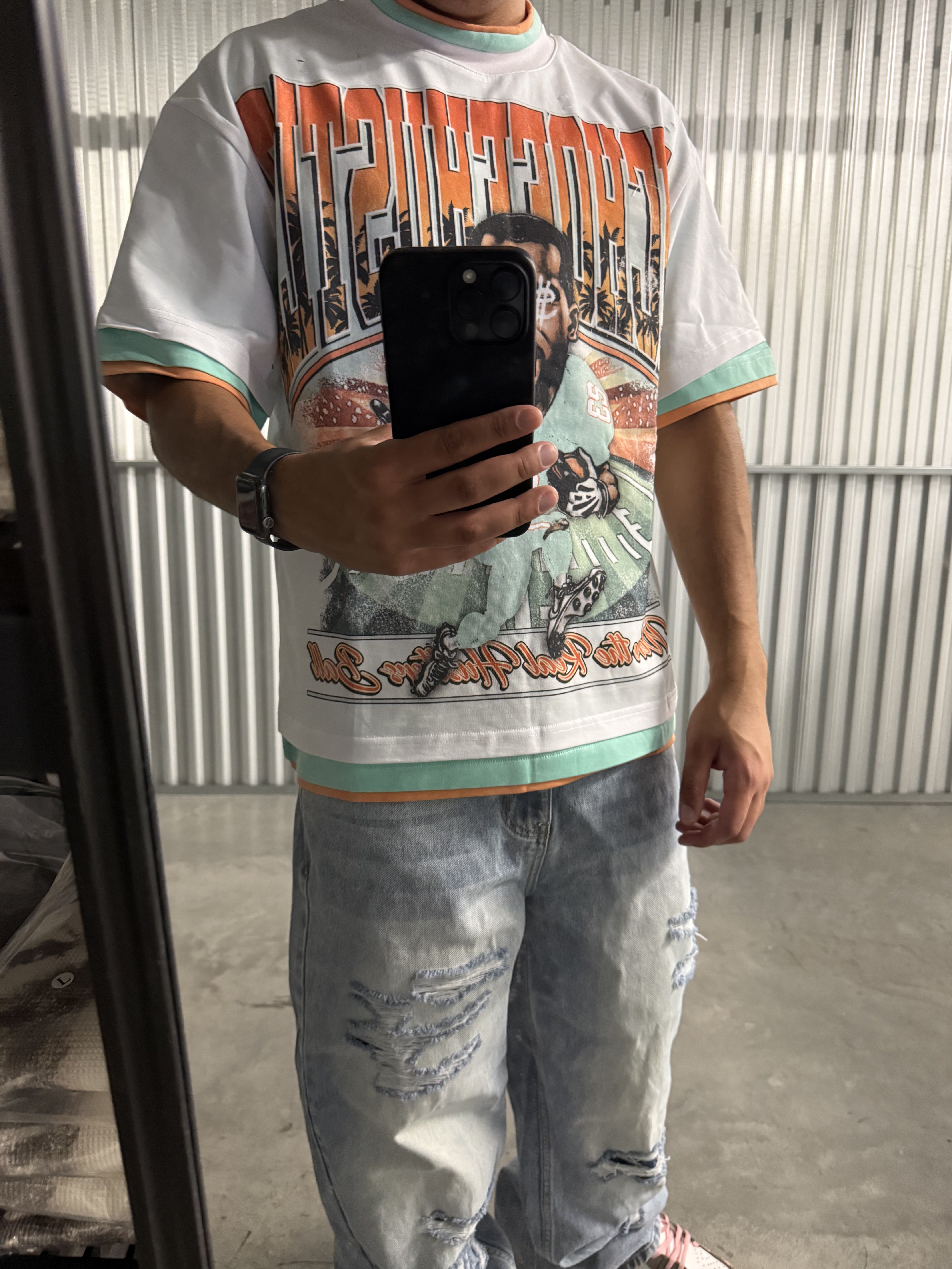 catch the ball tripled layered tee